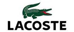 Logo service client Lacoste